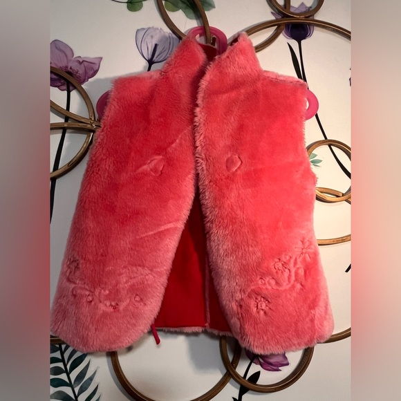 Pink Embroidered Kids Vest - Picture 8 of 8